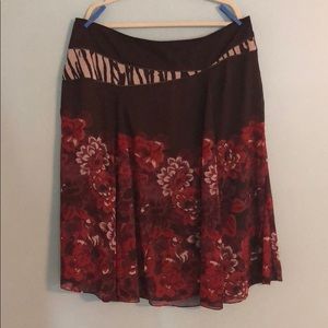 Flowy flower skirt
